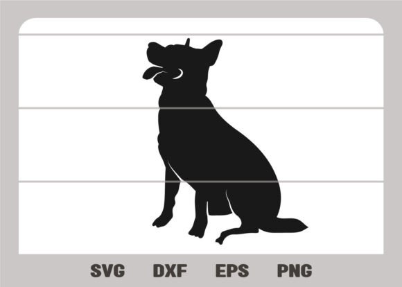 Dog Silhouette SVG Cut File Cricut