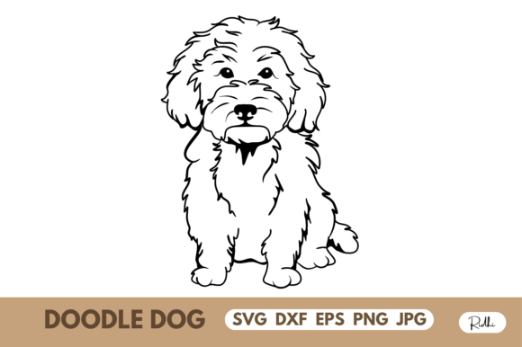 Golden Doodle Mom Silhouette